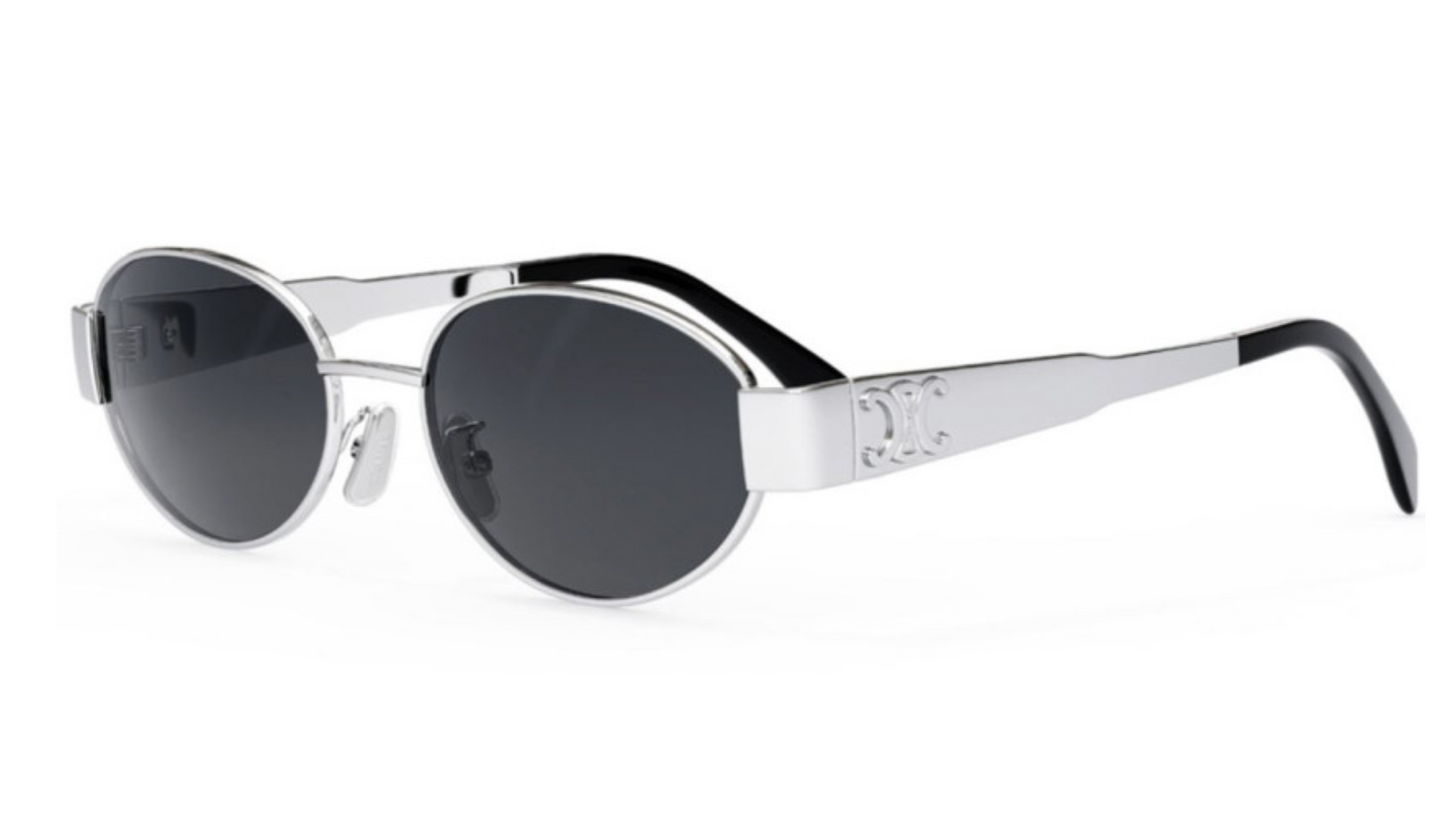 Lunettes de Soleil Celine TRIOMPHE 01 Métal Ovale CL40235U